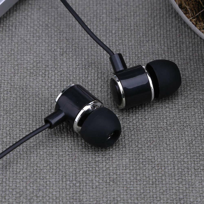 3.5mm Plug Wired Plastic Case In-Ear Stereo Bass Earphone