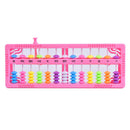 1Pc Plastic Abacus Arithmetic Calculating Tool 13 Rods with Colorful Be Kw