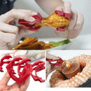 Mini Clip Food Toast Tongs Pastry Clamp Utensil Hand Shape Tools Cooking Ki I6Q8