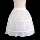 Kids 2 Hoop A-Line Petticoat Underskirt Wedding Flower Girls Short Crinoline