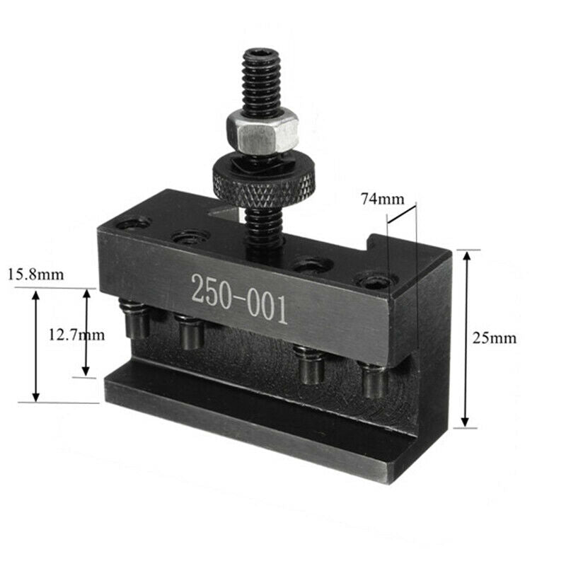 250-001 Cnc Lathe Tool Holder Quick Change Tool Post Cutter Holder Screw Ki W3H4