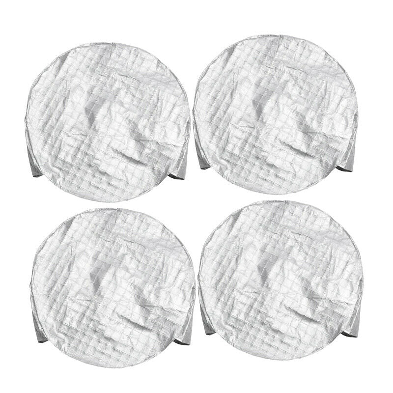 Car Tire Cover Waterproof Aluminum Film Tire Sun Protection Cover Tire Scra R4B6