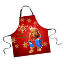 Cooking Kitchen Restauarant Bib Apron Dress Xmas Pattern Party Supplies N