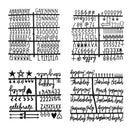 4Pcs/Set Characters For Felt Letter Board Numbers For Letter Board Changeable