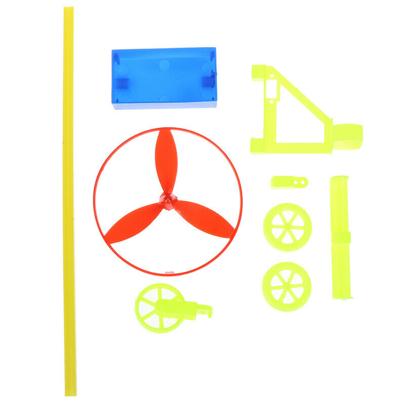 Fun physics experiment Air driving power racing car DIY educational kit kid ME