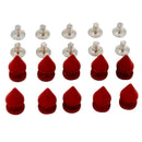 10 Sets Alloy Bullet Rivet Studs Punk Spike Leather Bag Clothes Decoration