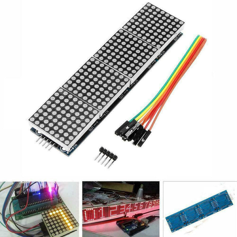 MAX7219 Dot Matrix Module Microcontroller Display Accessories V8M4