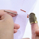 3 Pieces Copper Finger Protector Thimble Adjustable Fingertip Thimble for S B4Q8