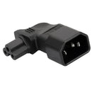 3Pin IEC 320 PDU UPS C14 To C5 Power Plug Adapter Converter Socket NEW