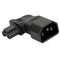 3Pin IEC 320 PDU UPS C14 To C5 Power Plug Adapter Converter Socket NEW