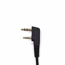 2 Pin Walkie Talkie Ear Clip Earpiece Headset Mic for Baofeng Portable Radi
