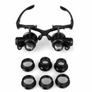20X LED Surgical Loupes Medical Binocular Glasses Dental Magnifier 6Lens adw