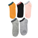 Women Color two poles Comfo rtable Cotton Sock Slippers Short Ankle So- OZ