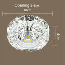 Aisle Flush LED ceiling lamp living room crystal corridor aisle lights LED