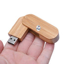 Rotating wooden USB 2.0 16GB Flash Storage High-speed Memory Stick U7K4