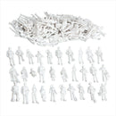 100PCS Figures 1:75 Scaled Models Train Building People for Layout
