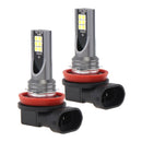Pair H11 H8 3030 LED Headlight Bulb  24W 1200lm 6500K For Car