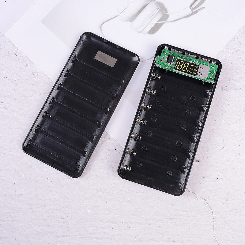 Mobile power bank case diy kit battery charger box 5V 2.1A 3USB 7X USB 18650  MO