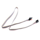 2pcs 65cm Long Power Button Switch Cable for PC Reset Computer ME