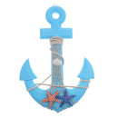 Wooden Anchor Wall Plaques Beach Tropical Decorative Wall Artwork Ornament