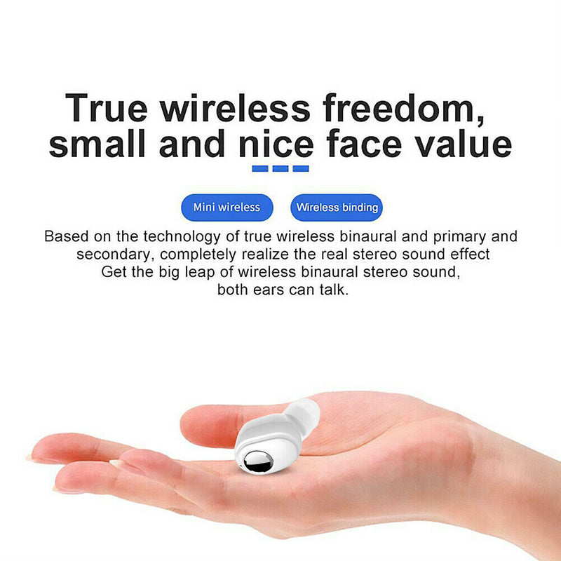 L15 Mini Bluetooth 5.0 Earphone HiFi Sports Wireless Headset Handsfree with Mic