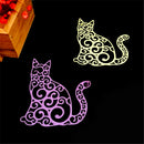 Lovely Lace Animal Cat Scrapbooking Die Stamps Sstencils Embossing Party CardOE