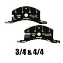 3/4 & 4/4 Full Size Violins Bridge Scraper Mold Template Reference Tool