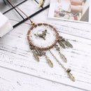 Handmade Feather Dream Catcher Circular Wall Interior Home Hanging Decoration
