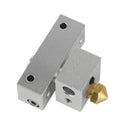 MK10 Heating Block + Brass Nozzle + Cover Kit for Wanhao i3 / i3 Plus