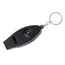 4IN1 Compass Thermometer Whistle Magnifier Versatile with Keychain Travel