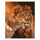 Full Drill Square Diamond 5D DIY Diamond Painting"Lions and Tigers"Diamond