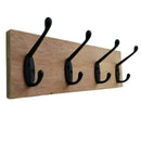 9 Pack heavy duty Coat Hooks Wall Mounted for Hat hardware Dual Prong Retro