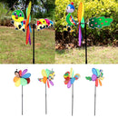 2pcs Vivid Colors Animal Portable Windmill Indoor Outdoor Landscape Creative