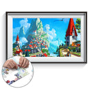 Mountain Town Scenery Puzzle Educational Toys 1000 Piece Paper Jigsaw Gift