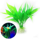 Water Grass Green Plant Ornament For Fish Tank Artificial Plastic Aquarium NEW
