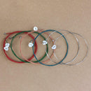 Guitar String One Set 6pcs Rainbow Colorful Acoustic Phosphorine Copper String