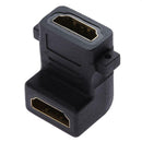 90 Degree HDMI Female to Female Coupler Adapter Converter with Screw Lock