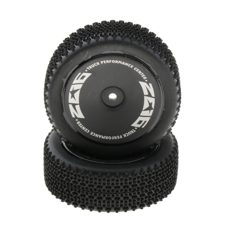 1 Pair RC Car Tire, RC Front Tyre  Wheels Compatible for Wltoys 144001