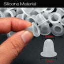 100pcs Tattoo Ink Cups Cap Self-Standing Clean Transparent Supply