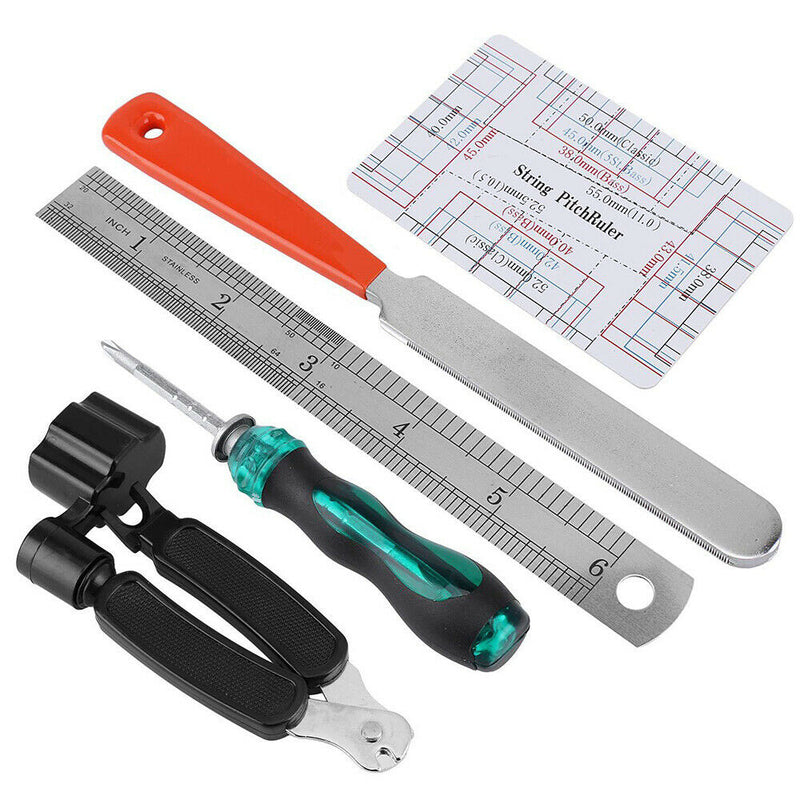 Portable Stainless Steel Guitar Cleaning and Maintenance tool set Newest Useful
