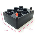 Black Resistance Box Iron Variable Decade Resistor Resistance Box 0-9999.9