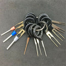 11Pcs Car Electrical Wiring Terminal Crimp Pin Extractor Durable Steel Connector