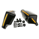 1 Pair 7/8" Universal Motorcycle Scooter Hand Guards Handguard Black