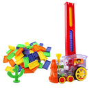 Electric Domino Train Blocks Set - 60pcs Dominoes in 4 Colors - Kids Toddlers