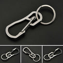 Stainless Steel Climbing Carabiner Key Chain Clip Hook Buckle Keychain Outdoor%o