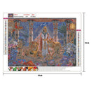 5D DIY Full Drill Diamond Painting Lion Cross Stitch Embroidery (C957)