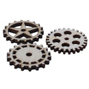 50pcs 24mm mixed wheel gear Natural wooden Scrapbooking Carft Handmade Acce