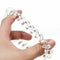 6pcs Invisible Clear Elastic Rubber Hairband Hair Ties Rubber Rope