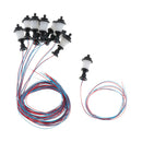 10p. Street Lamps Street Lamp Landscape Railroad Accessories LED Garden Lawn