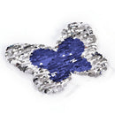 Butterfly Reversible Sequins Sew On Patch for clothes DIY Embroidered Appliqu FT